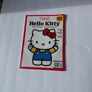 Sanrio Hello Kitty Magazine with Red and Blue Accents